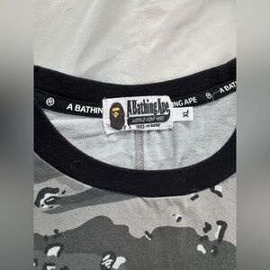 Bape double shark tee